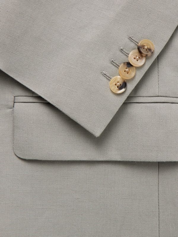 Linen, Cotton and Lyocell-Blend Suit Jacket - CU Linen, Cotton and Lyocell-Blend Suit Jacket - CU