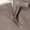 Slim-Fit Tapered Linen Trousers - E1 Slim-Fit Tapered Linen Trousers - E1
