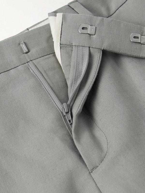 Slim-Fit Linen, Cotton and Lyocell-Blend Suit Trousers - E1 Slim-Fit Linen, Cotton and Lyocell-Blend Suit Trousers - E1