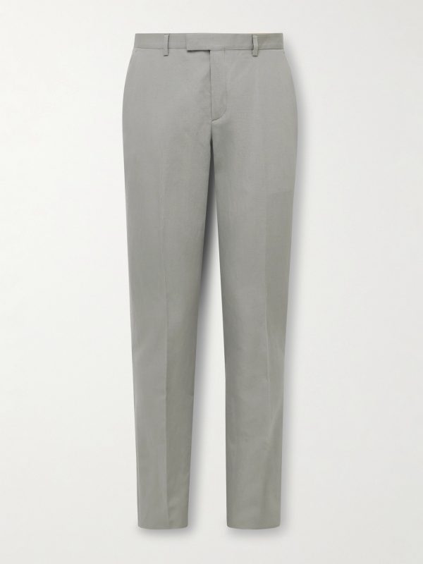 Slim-Fit Linen, Cotton and Lyocell-Blend Suit Trousers Slim-Fit Linen, Cotton and Lyocell-Blend Suit Trousers
