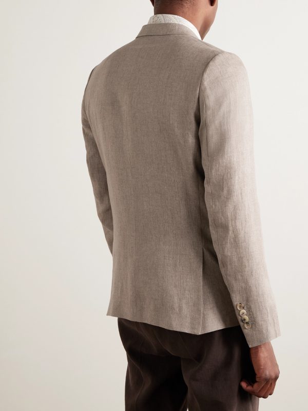 Delave Linen Blazer - BK Delave Linen Blazer - BK