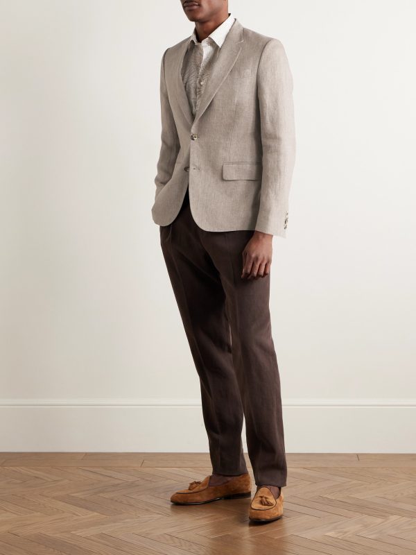 Delave Linen Blazer - OU Delave Linen Blazer - OU