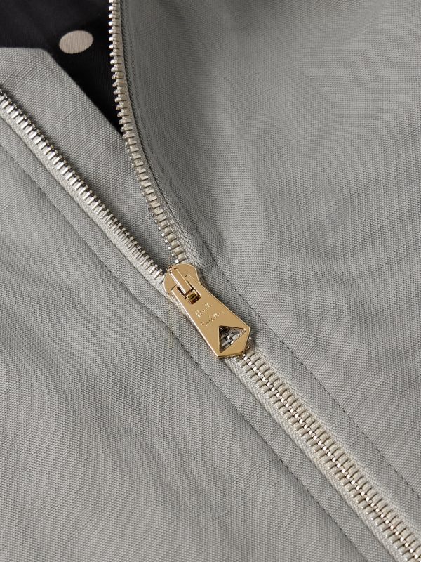 Linen, Cotton and Lyocell-Blend Bomber Jacket - CU Linen, Cotton and Lyocell-Blend Bomber Jacket - CU