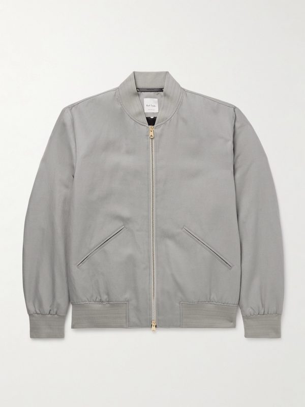 Linen, Cotton and Lyocell-Blend Bomber Jacket Linen, Cotton and Lyocell-Blend Bomber Jacket