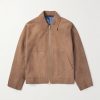 Suede Bomber Jacket