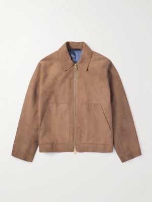 Suede Bomber Jacket Suede Bomber Jacket