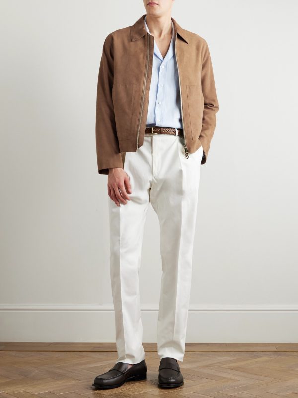 Suede Bomber Jacket - OU
