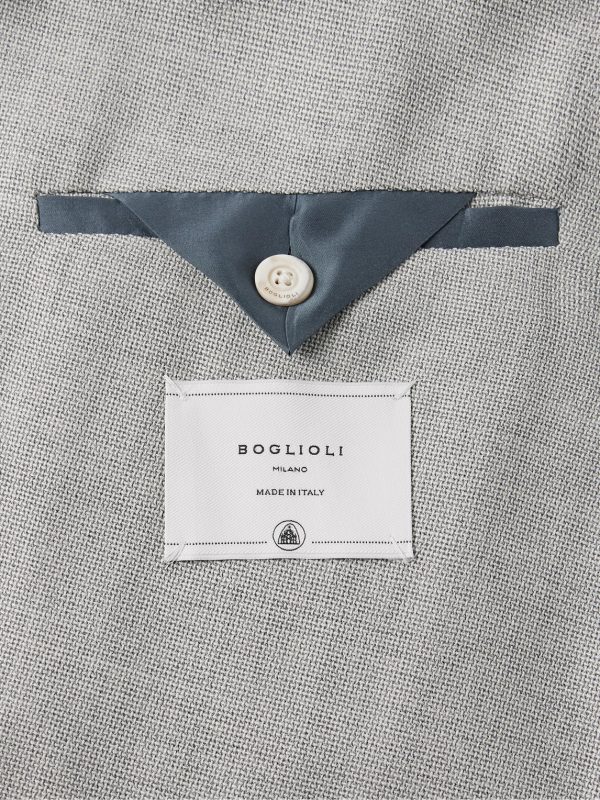 Unstructured Double-Breasted Virgin Wool Blazer - E1 Unstructured Double-Breasted Virgin Wool Blazer - E1