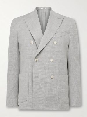 Unstructured Double-Breasted Virgin Wool Blazer Unstructured Double-Breasted Virgin Wool Blazer
