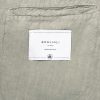 Double-Breasted Garment-Dyed Linen Suit Jacket - E1 Double-Breasted Garment-Dyed Linen Suit Jacket - E1
