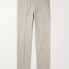 Slim-Fit Tapered Garment-Dyed Cotton-Blend Twill Suit Trousers Slim-Fit Tapered Garment-Dyed Cotton-Blend Twill Suit Trousers