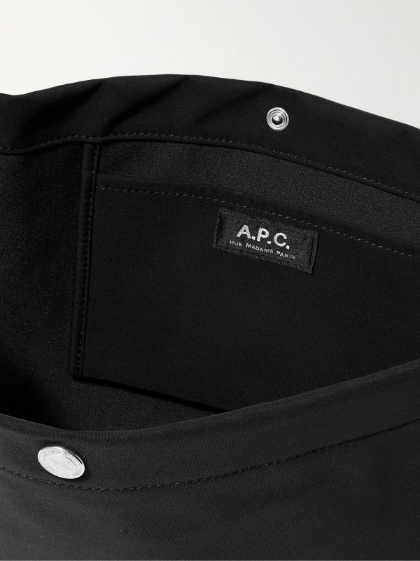 Journal Small Logo-Print Recycled-Nylon Messenger Bag - E1 Journal Small Logo-Print Recycled-Nylon Messenger Bag - E1