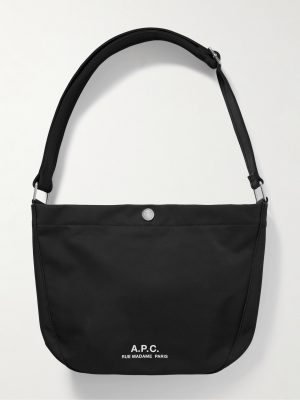 Journal Small Logo-Print Recycled-Nylon Messenger Bag Journal Small Logo-Print Recycled-Nylon Messenger Bag