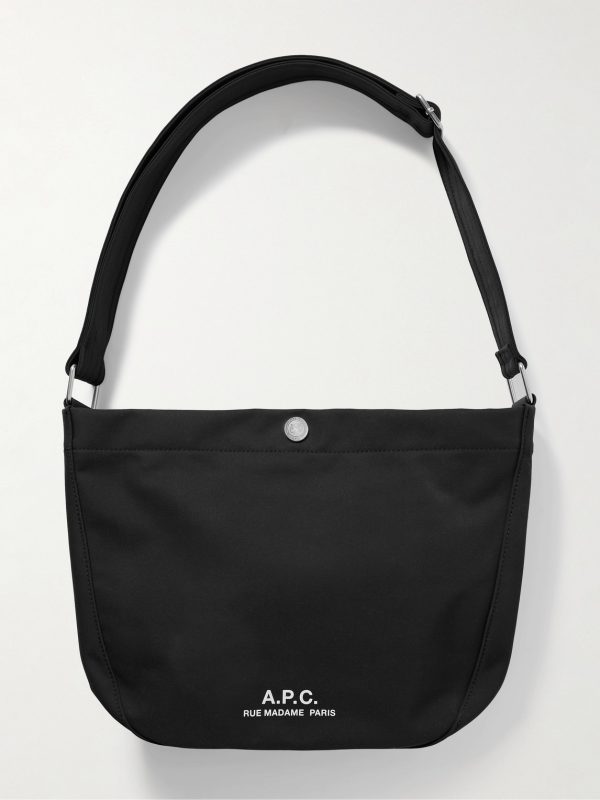 Journal Small Logo-Print Recycled-Nylon Messenger Bag Journal Small Logo-Print Recycled-Nylon Messenger Bag