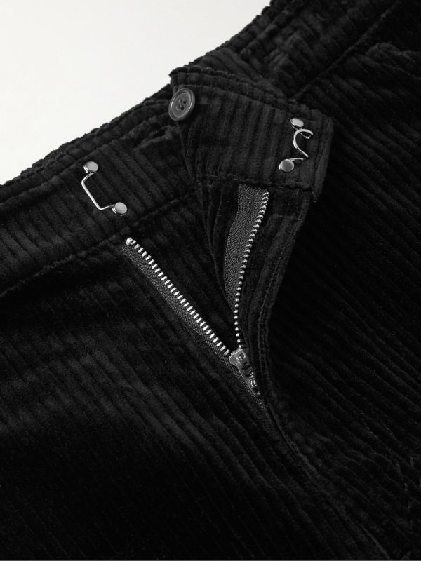 Fergus Straight-Leg Cotton-Blend Corduroy Trousers - E1 Fergus Straight-Leg Cotton-Blend Corduroy Trousers - E1