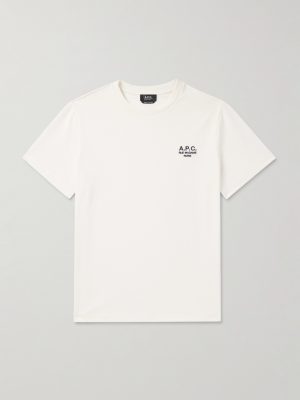 Logo-Embroidered Cotton-Jersey T-Shirt