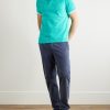 Slim-Fit Logo-Embroidered Organic Cotton-Piqué Polo Shirt - OU Slim-Fit Logo-Embroidered Organic Cotton-Piqué Polo Shirt - OU