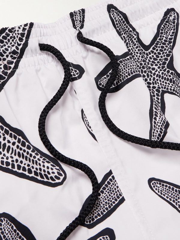 Manta Straight-Leg Short-Length Printed Swim Shorts - E1 Manta Straight-Leg Short-Length Printed Swim Shorts - E1