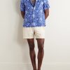 Charli Camp-Collar Printed Silk-Twill Shirt - OU Charli Camp-Collar Printed Silk-Twill Shirt - OU