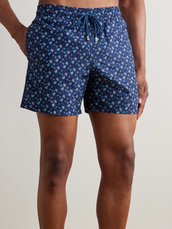Moorea Straight-Leg Mid-Length Printed Swim Shorts - OU