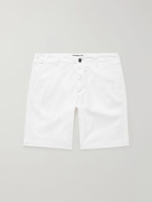 Ponche Lyocell and Cotton-Blend Bermuda Shorts Ponche Lyocell and Cotton-Blend Bermuda Shorts