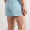 Milton Slim-Fit Short-Length Striped Wool-Blend Swim Shorts - BK Milton Slim-Fit Short-Length Striped Wool-Blend Swim Shorts - BK