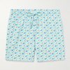 Moorise Straight-Leg Mid-Length Printed Recycled Swim Shorts Moorise Straight-Leg Mid-Length Printed Recycled Swim Shorts