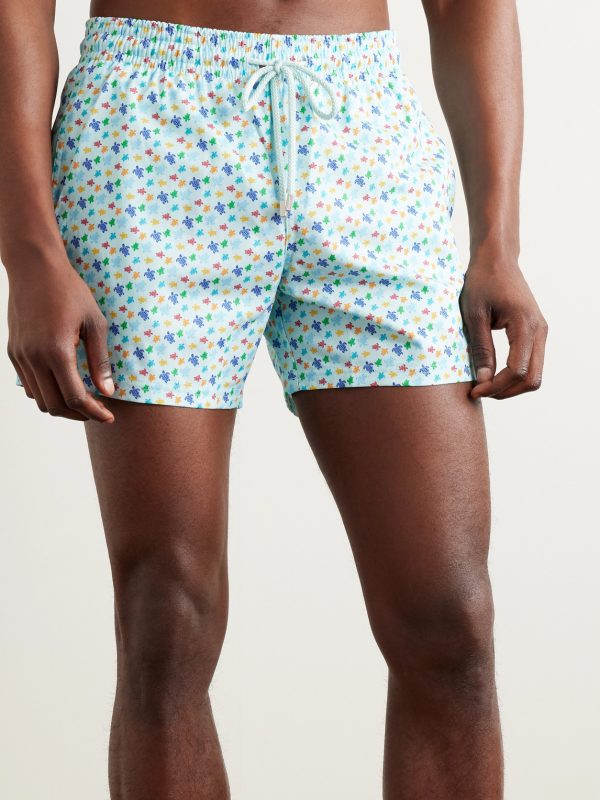 Moorise Straight-Leg Mid-Length Printed Recycled Swim Shorts - OU Moorise Straight-Leg Mid-Length Printed Recycled Swim Shorts - OU