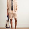 Baie Straight-Leg Linen Drawstring Cargo Shorts - OU