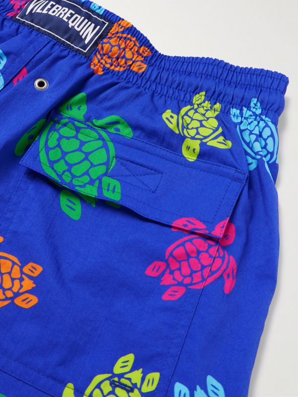 Moonrise Straight-Leg Mid-Length Printed Swim Shorts - CU