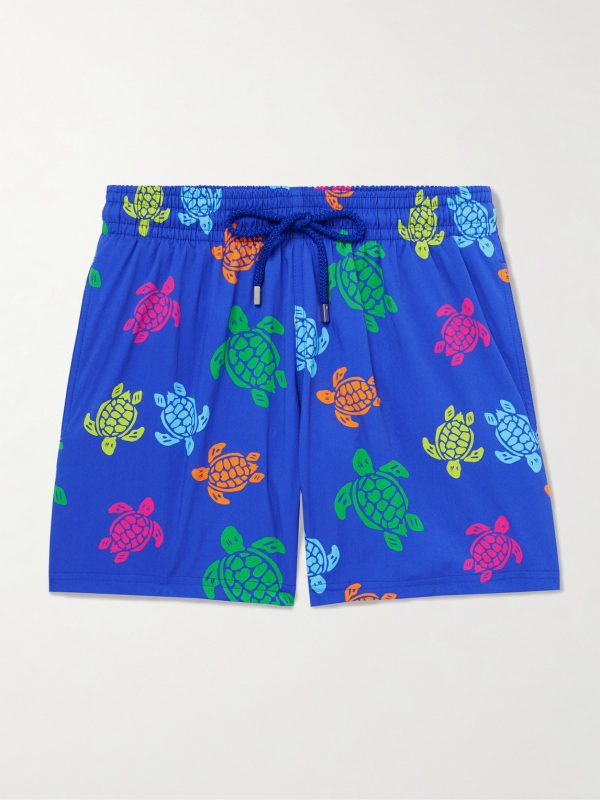 Moonrise Straight-Leg Mid-Length Printed Swim Shorts