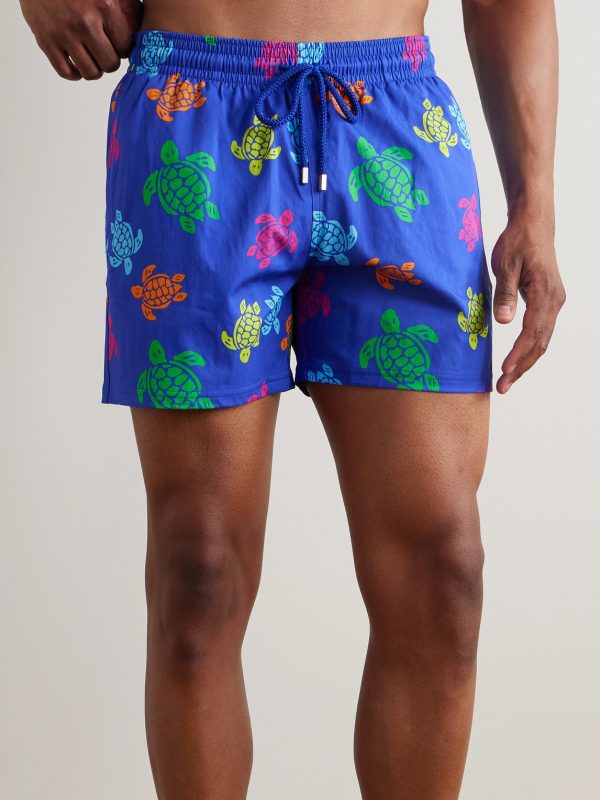 Moonrise Straight-Leg Mid-Length Printed Swim Shorts - OU