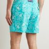 Moorea Straight-Leg Mid-Length Printed ECONYL® Swim Shorts - BK