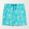 Moorea Straight-Leg Mid-Length Printed ECONYL® Swim Shorts