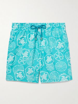 Moorea Straight-Leg Mid-Length Printed ECONYL® Swim Shorts