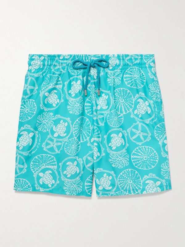 Moorea Straight-Leg Mid-Length Printed ECONYL® Swim Shorts