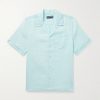 Charli Camp-Collar Linen Shirt