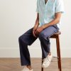 Charli Camp-Collar Linen Shirt - OU