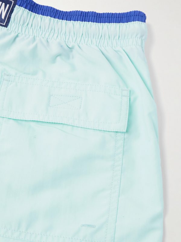 Moka Straight-Leg Mid-Length ECONYL® Swim Shorts - CU Moka Straight-Leg Mid-Length ECONYL® Swim Shorts - CU