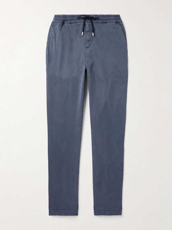 Clemence Slim-Fit Straight-Leg TENCEL™ Lyocell-Blend Drawstring Trousers Clemence Slim-Fit Straight-Leg TENCEL™ Lyocell-Blend Drawstring Trousers