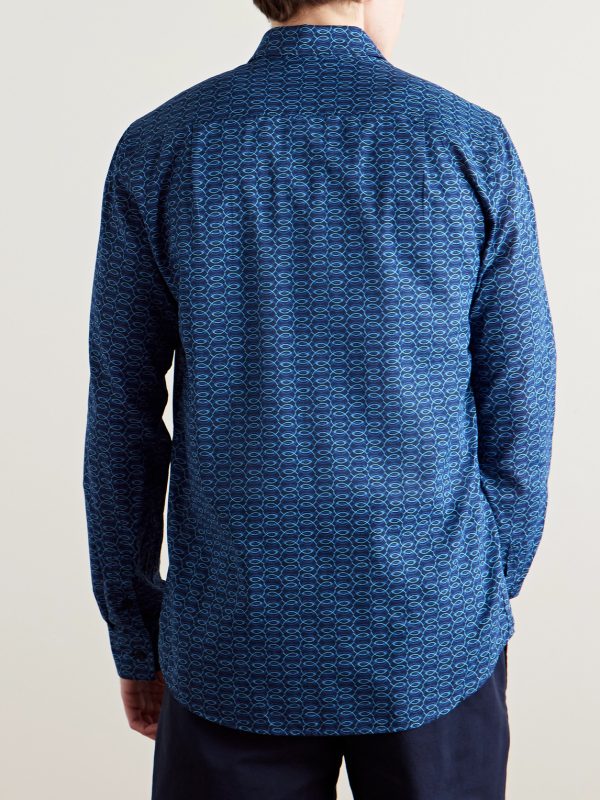 Caracal Printed Organic Cotton-Voile Shirt - BK Caracal Printed Organic Cotton-Voile Shirt - BK