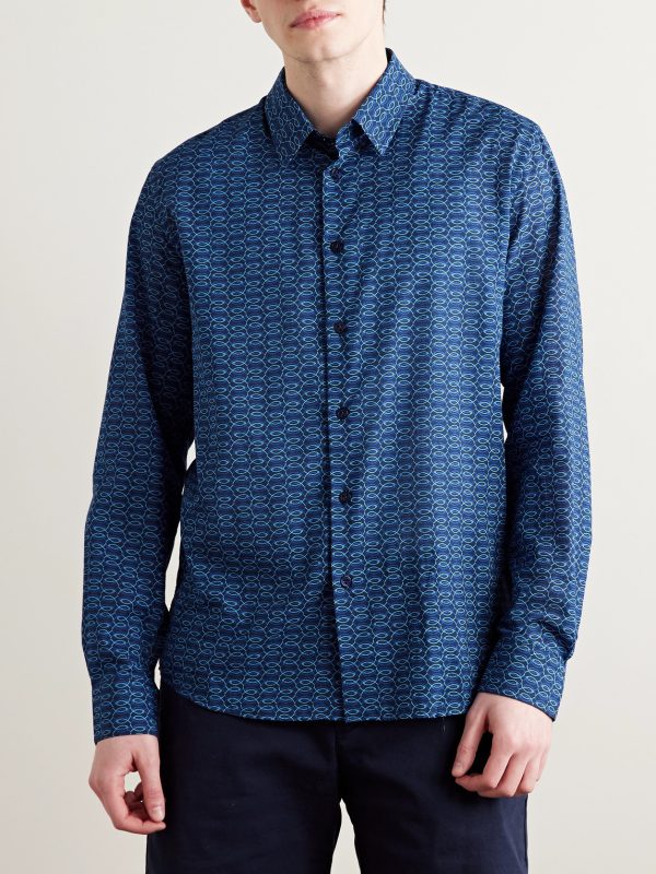 Caracal Printed Organic Cotton-Voile Shirt - FR Caracal Printed Organic Cotton-Voile Shirt - FR