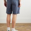 Ponche Straight-Leg Lyocell and Cotton-Blend Bermuda Shorts - BK Ponche Straight-Leg Lyocell and Cotton-Blend Bermuda Shorts - BK