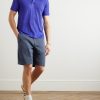 Ponche Straight-Leg Lyocell and Cotton-Blend Bermuda Shorts - OU Ponche Straight-Leg Lyocell and Cotton-Blend Bermuda Shorts - OU