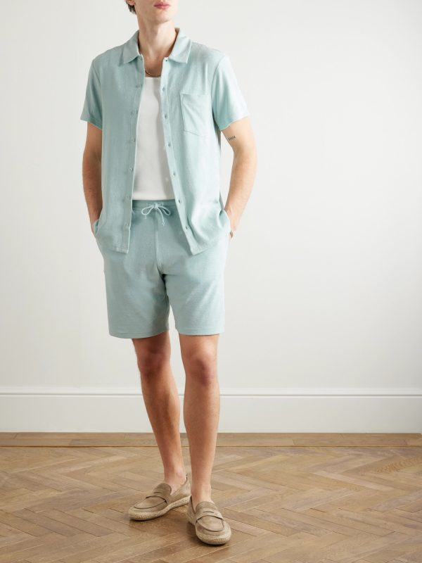 Charli Organic Cotton-Blend Terry Shirt - OU