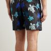 Mahina Straight-Leg Mid-Length Recycled Swim Shorts - BK Mahina Straight-Leg Mid-Length Recycled Swim Shorts - BK