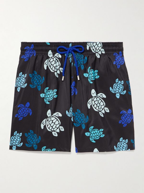 Mahina Straight-Leg Mid-Length Recycled Swim Shorts Mahina Straight-Leg Mid-Length Recycled Swim Shorts