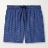 Moopea Straight-Leg Mid-Length Printed Wool Swim Shorts