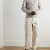 Cable-Knit Cashmere Rollneck Sweater - OU Cable-Knit Cashmere Rollneck Sweater - OU