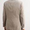 Slim-Fit Shawl-Collar Double-Breasted Cotton-Velvet Tuxedo Jacket - BK Slim-Fit Shawl-Collar Double-Breasted Cotton-Velvet Tuxedo Jacket - BK